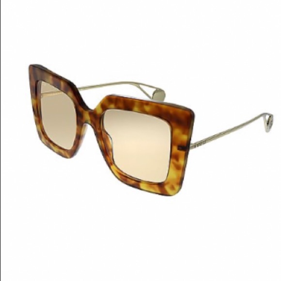 NWT Gucci Oversized 51mm Sunglasses- never worn. Tortoise brown/Tan frame- NWT main image 4